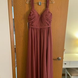 Azazie Bridesmaids Dress in Desert Rose